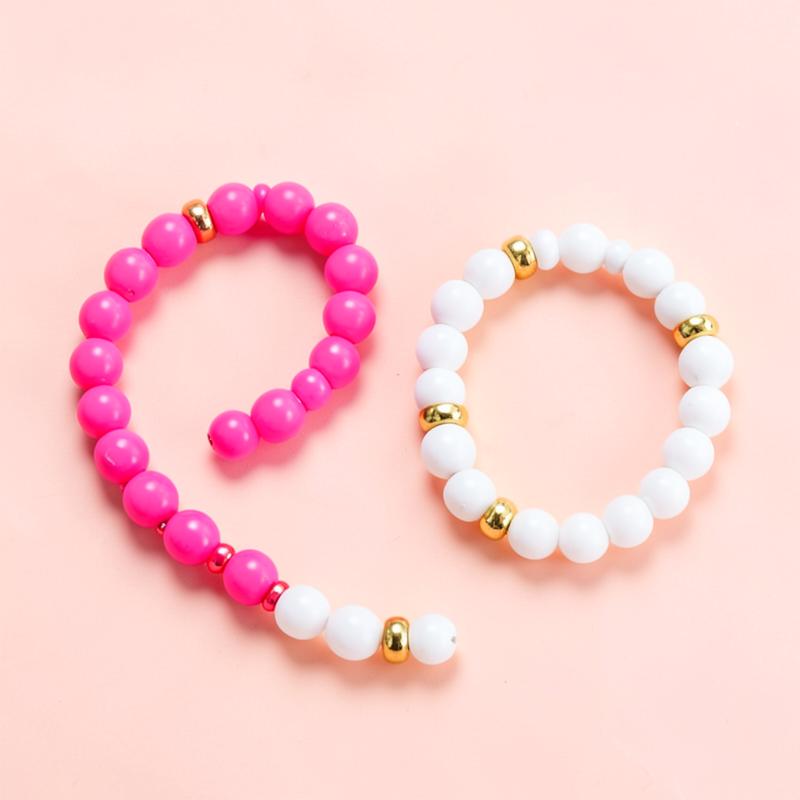 Pulseira de elástico de 2 cores