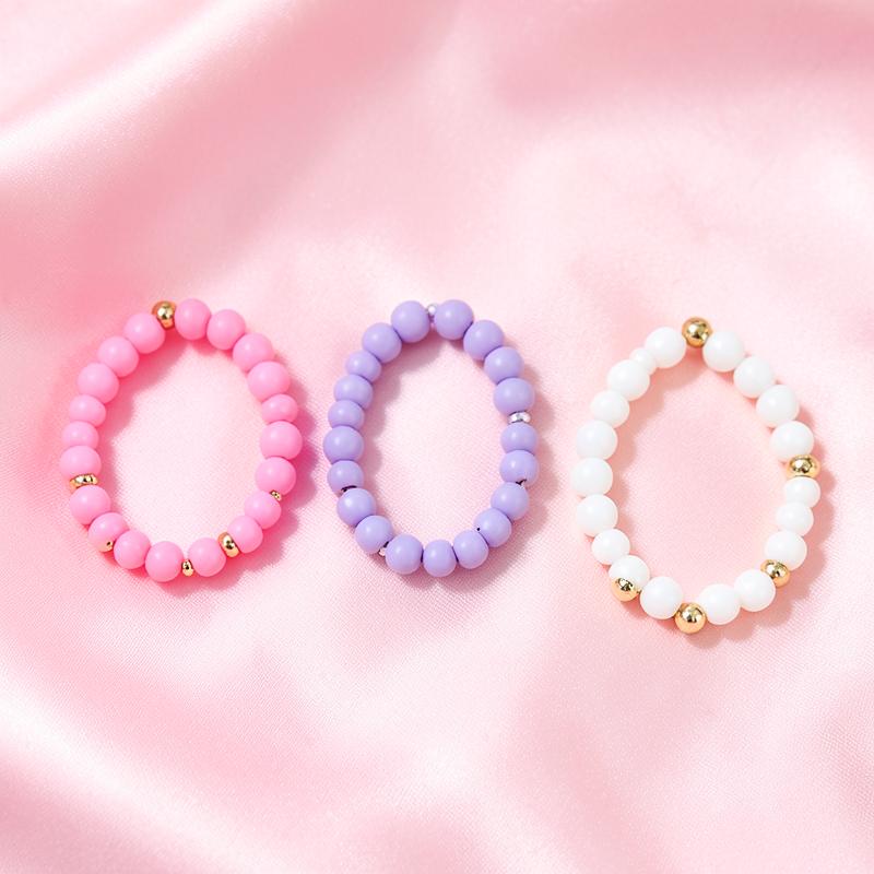 Pulseira de elástico de 3 cores